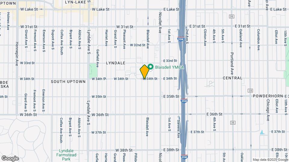 3406 Blaisdell Ave Map and Location Details