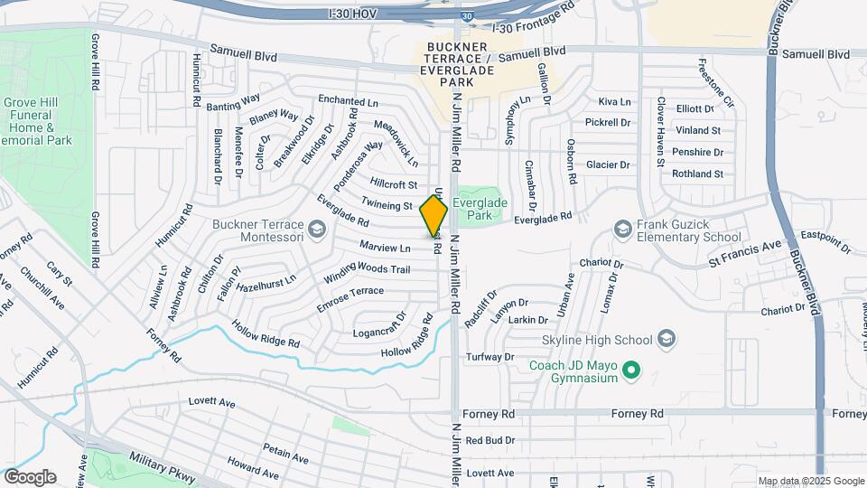 5861 Marview Ln Map and Location Details