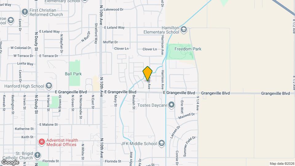 1758 Harding Ave Map and Location Details