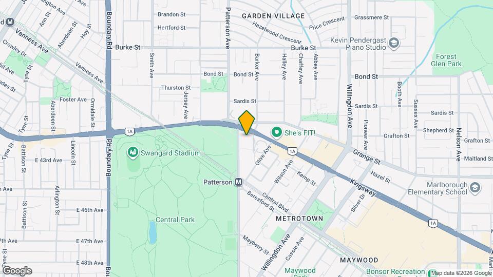 5790 Patterson Ave Map and Location Details