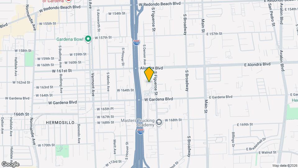 16306 S Denver Ave Map and Location Details