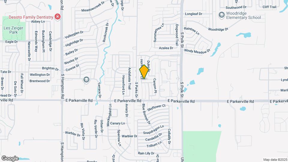 705 Pine Hollow Dr Map and Location Details