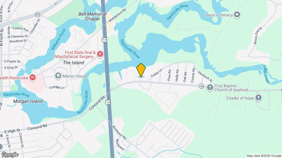 8997 Concord Rd Map and Location Details