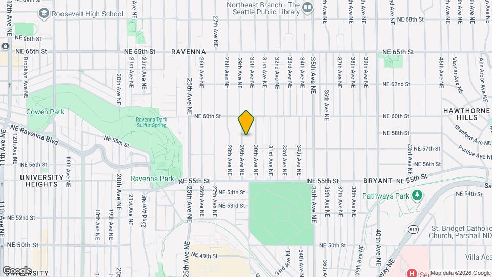 5718 29th Ave NE Map and Location Details