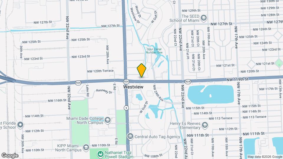 11904 NW 24th Pl Map and Location Details