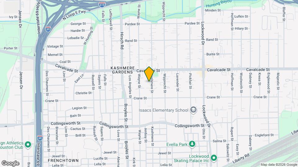 4201 Kashmere St Map and Location Details