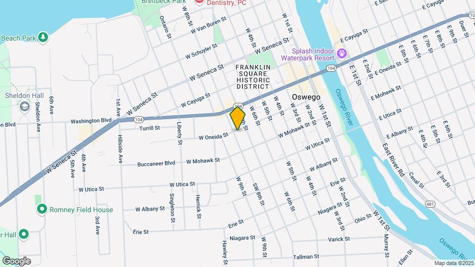 96 W Oneida St Map and Location Details