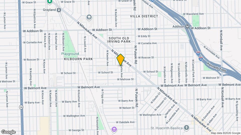3326 N Karlov Ave Map and Location Details