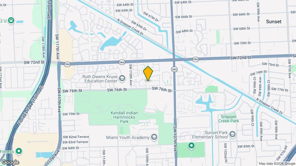 7523 SW 109th Ave Map and Location Details