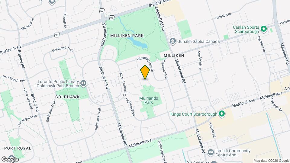 58 Muirlands Dr Map and Location Details