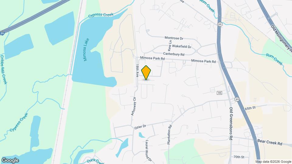 1824 Mimosa Gardens Dr Map and Location Details