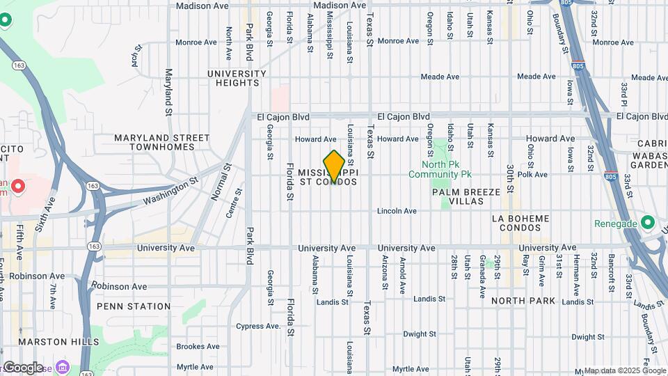 4065 Mississippi St Map and Location Details
