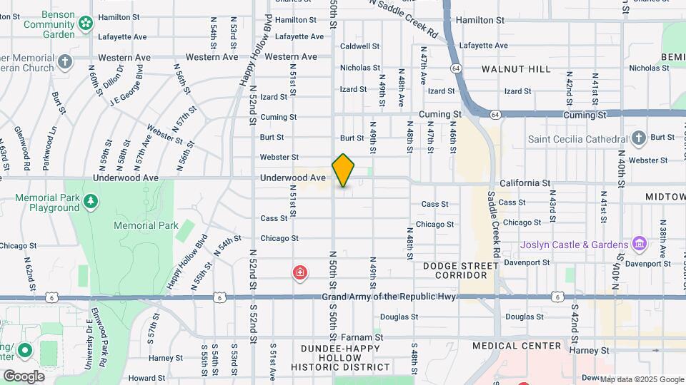 4922 California St, Unit 1 Mapa y Detalles de la Ubicación