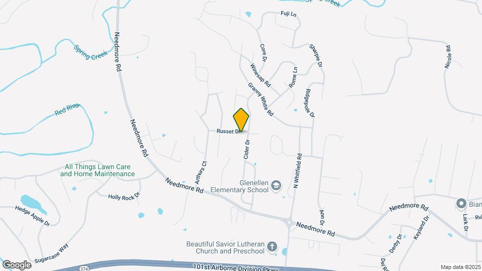 958 Russet Dr Map and Location Details
