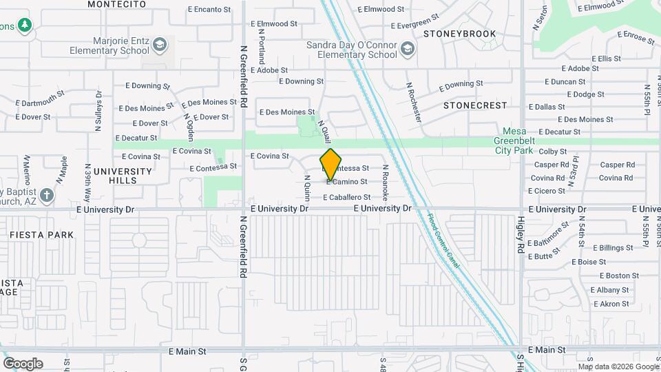 4637 E Camino St Map and Location Details