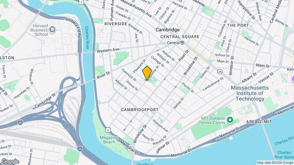 80 Magazine St, Unit 62 Map and Location Details