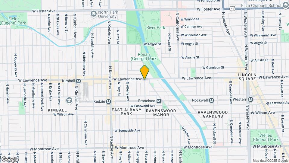4750 N Sacramento Ave, Unit 2E Map and Location Details