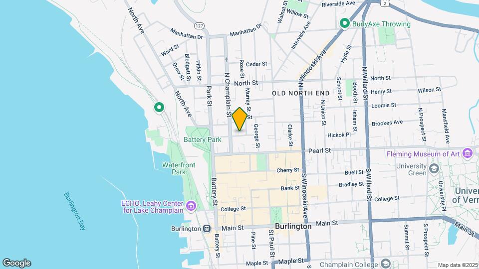 56 Monroe St, Unit # 1 Map and Location Details