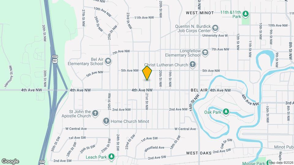 417 21st St NW Map and Location Details