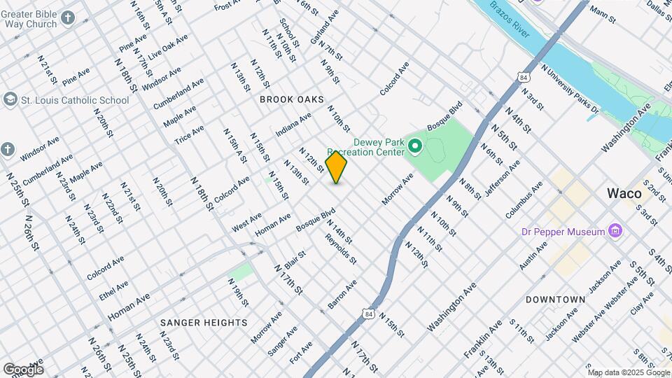 1123 N 13th St-Unit -Unit B Map and Location Details
