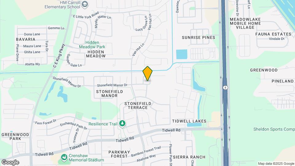 9507 Maple Green Ln Map and Location Details