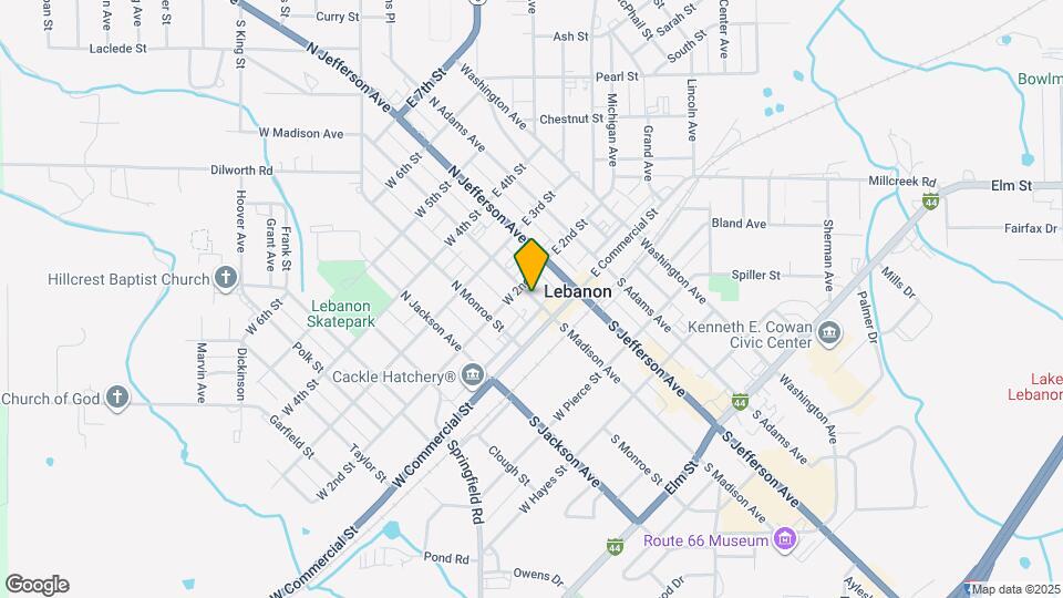 1257 Evan Map and Location Details