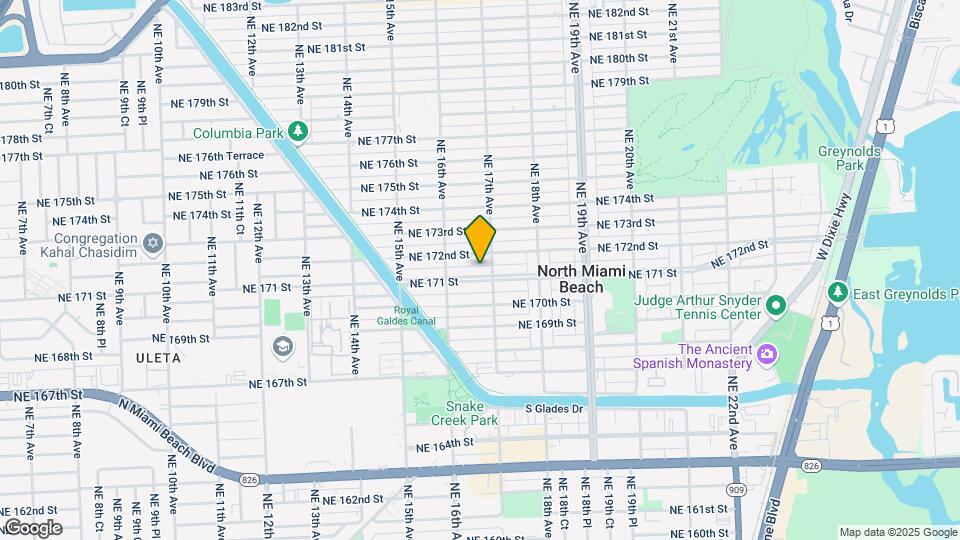 1683 NE 171 St-Unit -b Map and Location Details