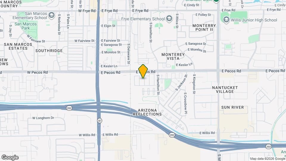 1074 S Fargo St Map and Location Details