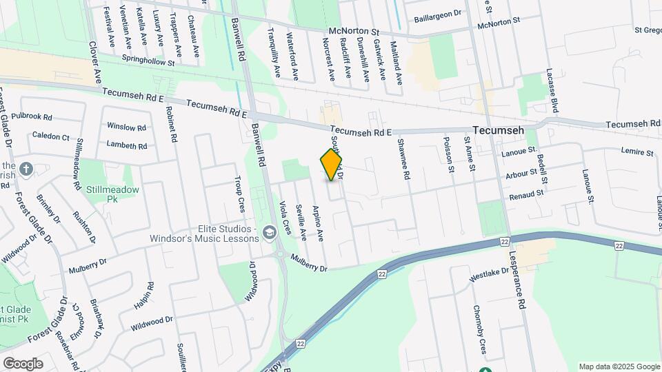 1292 Cardinal Crescent Map and Location Details