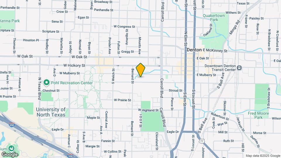 806 W Sycamore St Map and Location Details