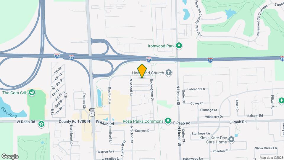 207 Crossing Dr Map and Location Details