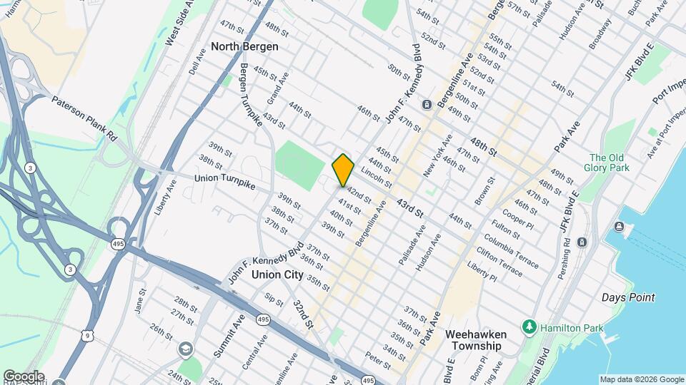 4108 John F. Kennedy Blvd Map and Location Details