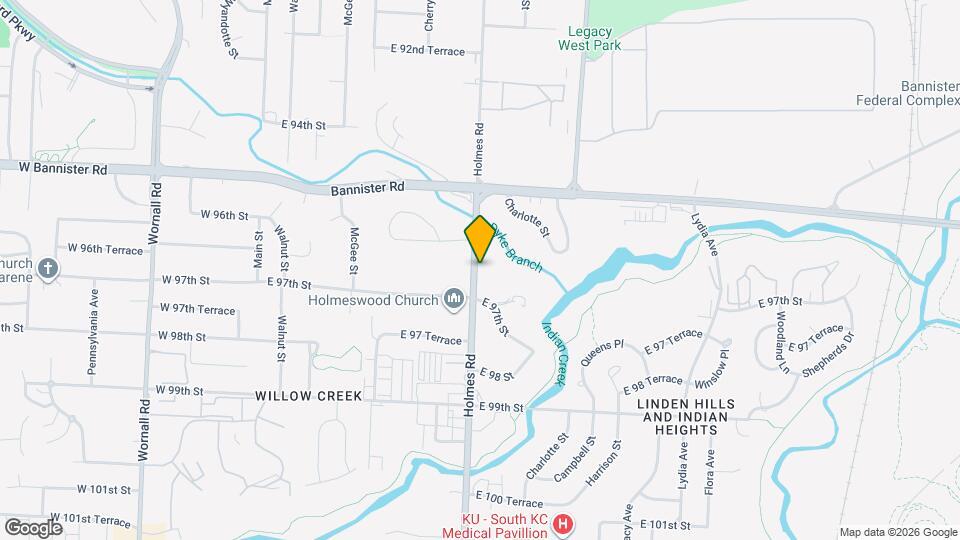 9615 Holmes Rd Map and Location Details
