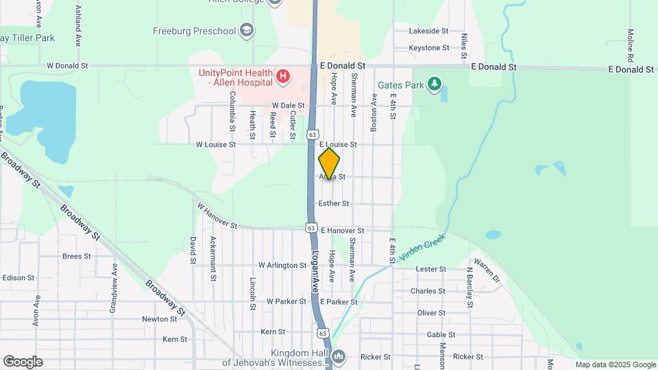 427 Hope Ave Map and Location Details