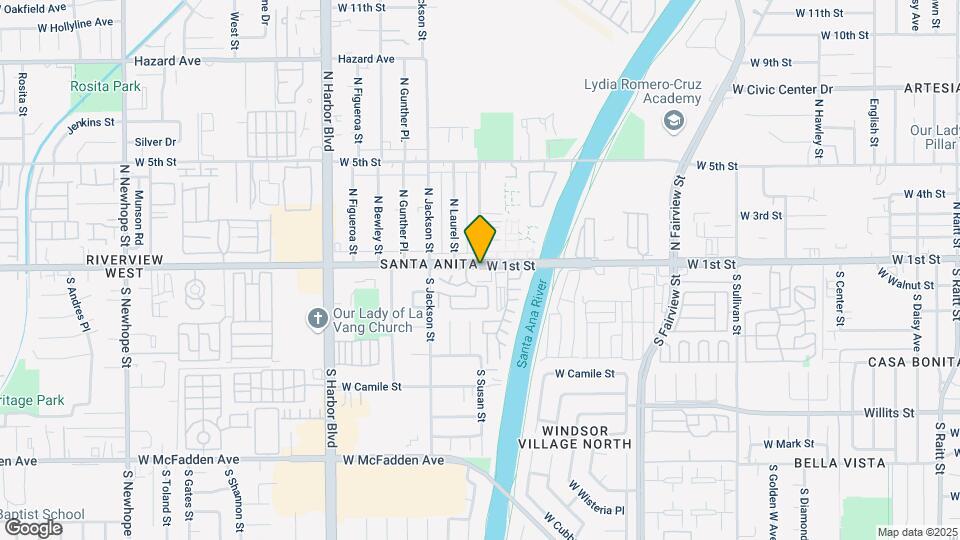 Santa Ana Veterans Village Map and Location Details