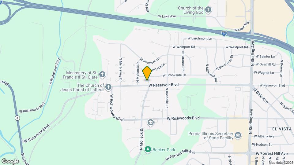 3703 N Molleck Dr Mapa y Detalles de la Ubicación