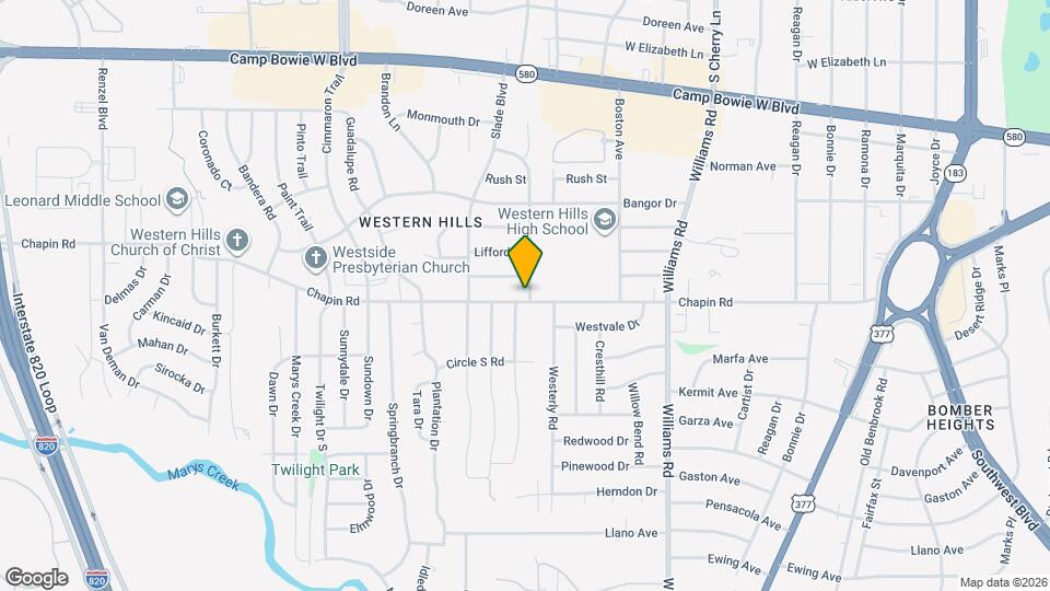 3740 Cork Pl Map and Location Details