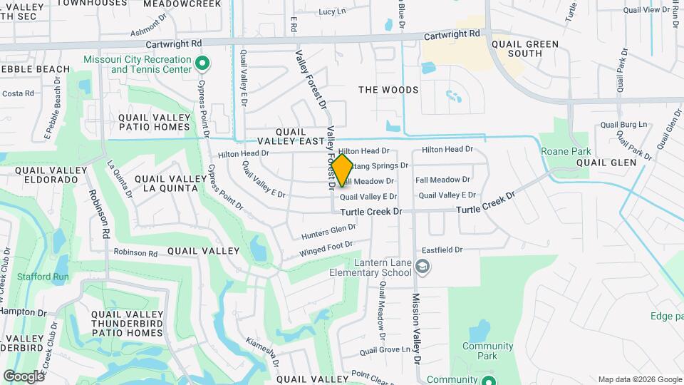2126 Quail Valley E Dr Map and Location Details