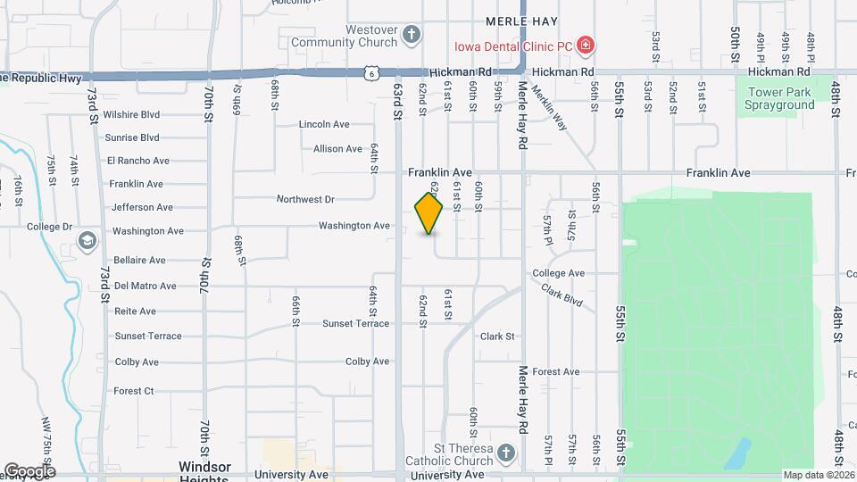 1612 62nd St Mapa y Detalles de la Ubicación