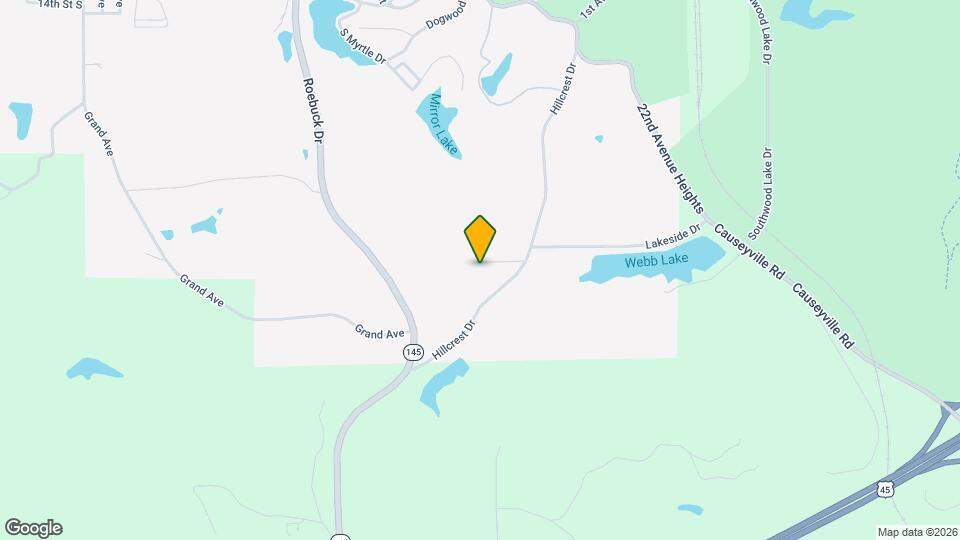 107 Oak Ridge Dr Map and Location Details