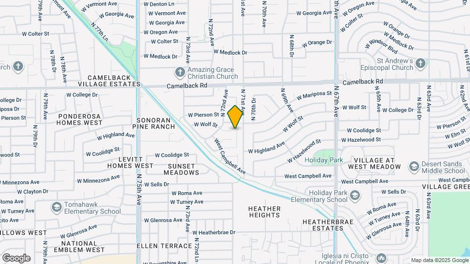 4634 N 71st Ln Map and Location Details