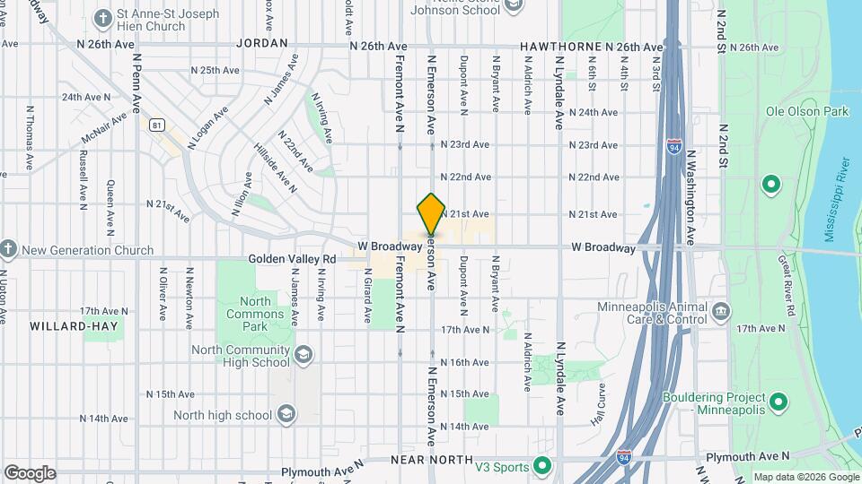 1901 N Emerson Ave, Unit Apt 102 Mapa y Detalles de la Ubicación