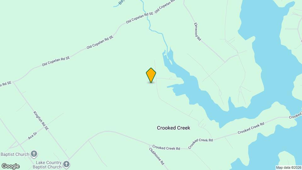 183 Crooked Creek Bay Rd SE Map and Location Details