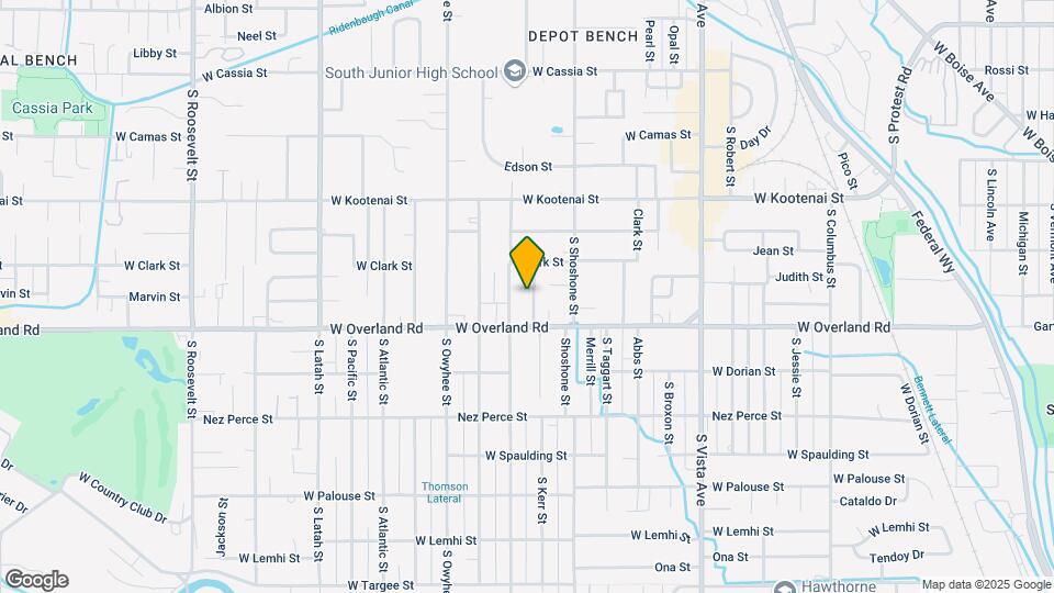 1501 S Allen St Map and Location Details