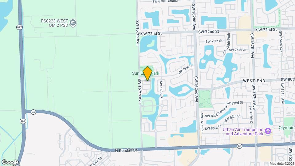 16603 SW 79th Terrace Map and Location Details