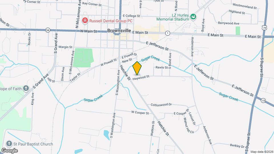 213 Haywood St Map and Location Details