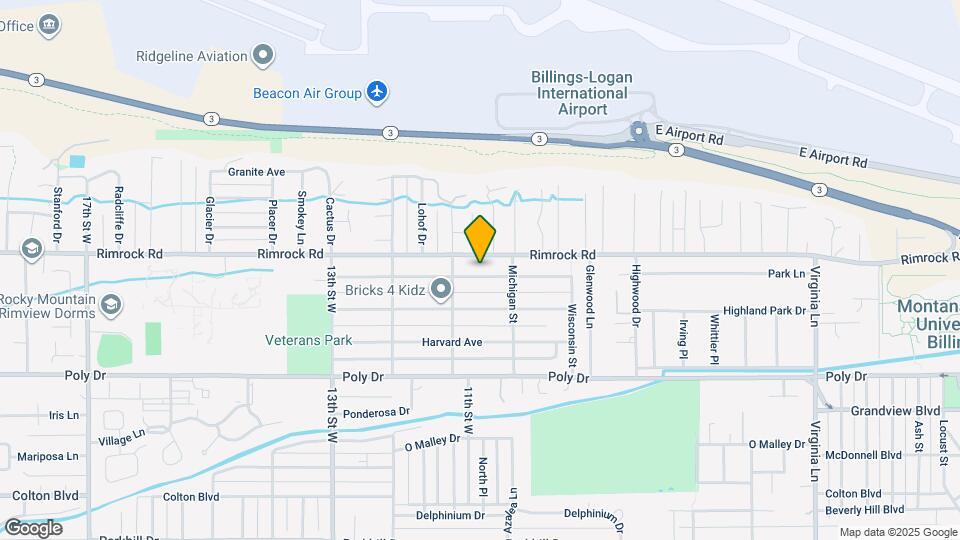 1029 1/2 Yale Ave Map and Location Details