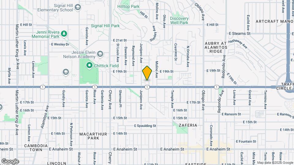 1825 Stanley Ave Mapa y Detalles de la Ubicación