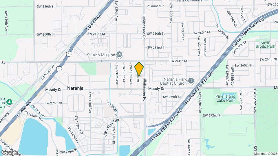 26615 SW 137th Ct Map and Location Details