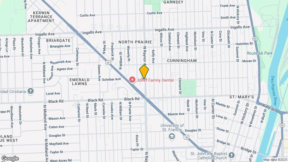 831 N Raynor Ave Map and Location Details